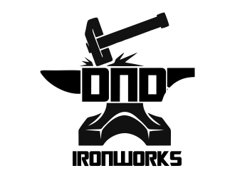 DnD Ironworks logo design by JessicaLopes