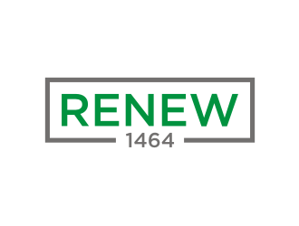 RENEW 1464 logo design by rief