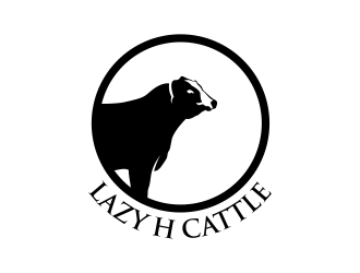 Lazy H Cattle logo design by IrvanB