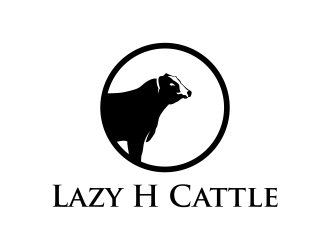 Lazy H Cattle logo design by IrvanB