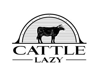 Lazy H Cattle logo design by Ultimatum