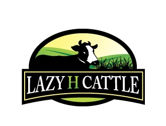 Lazy H Cattle logo design by samuraiXcreations