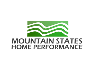Mountain States Home Performance logo design by megalogos
