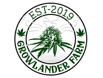 Growlander Farm logo design by DreamLogoDesign