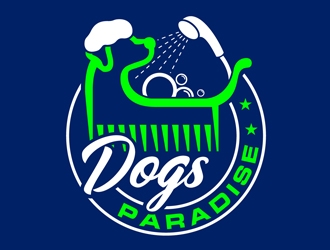 Dogs Paradise  logo design by DreamLogoDesign