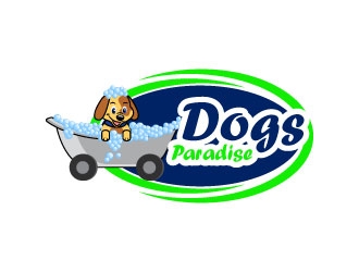 Dogs Paradise  logo design by karjen