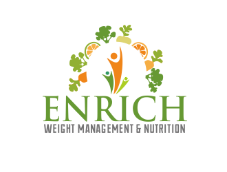 Enrich - Weight Management & Nutrition logo design by YONK