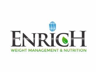 Enrich - Weight Management & Nutrition logo design by mutafailan