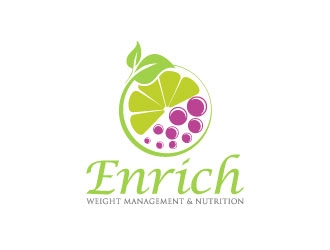 Enrich - Weight Management & Nutrition logo design by J0s3Ph