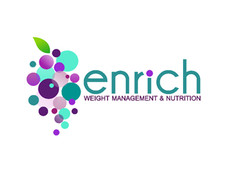 Enrich - Weight Management & Nutrition logo design by coco