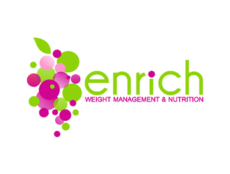 Enrich - Weight Management & Nutrition logo design by coco