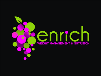 Enrich - Weight Management & Nutrition logo design by coco
