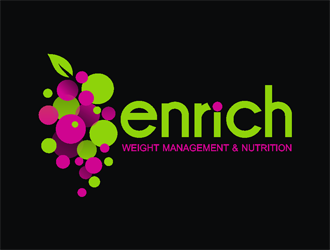 Enrich - Weight Management & Nutrition logo design by coco