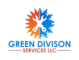 Green Divison Services LLC logo design by Webphixo