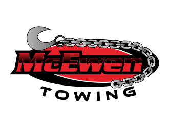 McEwen Towing logo design by Greenlight