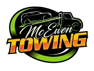 McEwen Towing logo design by MAXR