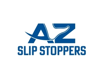 AZ Slip Stoppers logo design by b3no