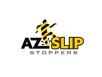 AZ Slip Stoppers logo design by SOLARFLARE