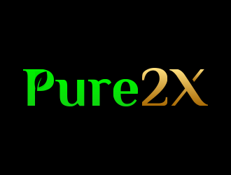 Pure2X logo design by keylogo