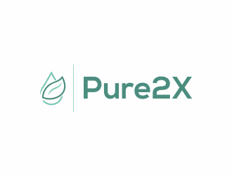 Pure2X logo design by Dianasari