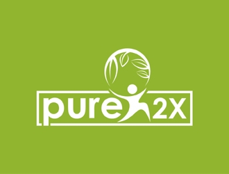 Pure2X logo design by MAXR