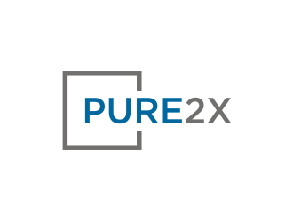 Pure2X logo design by rief