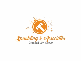 Spaulding & Associates Criminal Law Group logo design by DanizmaArt