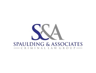 Spaulding & Associates Criminal Law Group logo design by agil