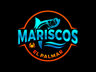 Mariscos El Palmar logo design by hidro