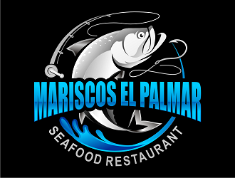 Mariscos El Palmar logo design by haze