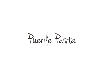 Puerile Pasta logo design by dewipadi