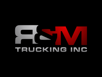 R&M Trucking Inc logo design by dewipadi