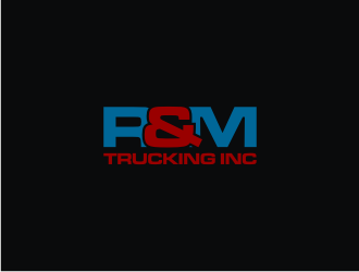 R&M Trucking Inc logo design by logitec