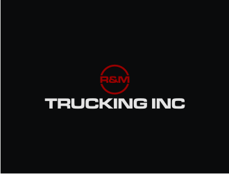 R&M Trucking Inc logo design by logitec