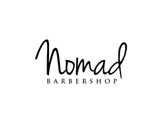 Nomad BarberShop logo design by dewipadi