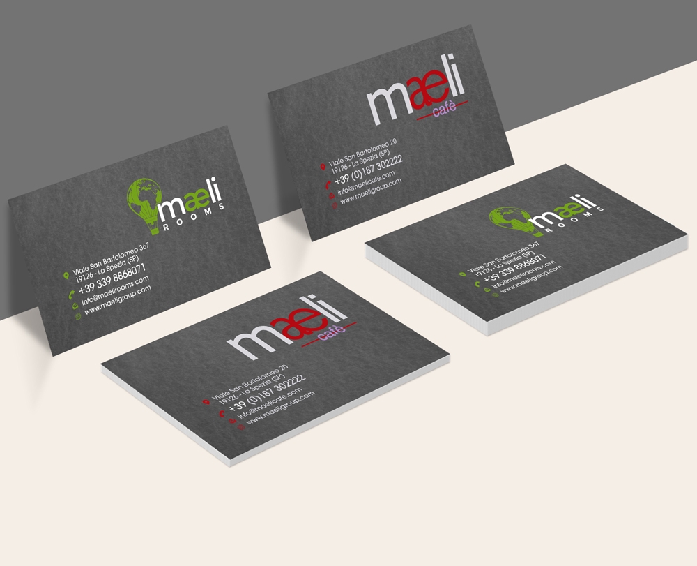 maeli rooms logo design by abss