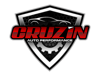 Cruzin auto performance  logo design by coco