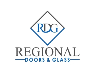 Regional Doors & Glass logo design by Webphixo