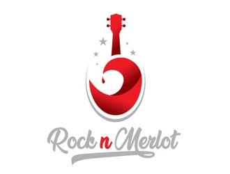 Rock n Merlot logo design by gogo