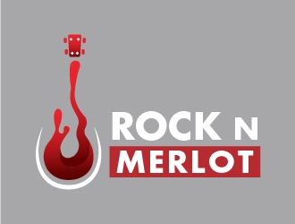 Rock n Merlot logo design by cybil