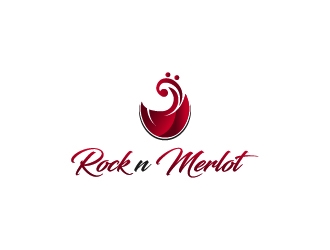 Rock n Merlot logo design by designoart