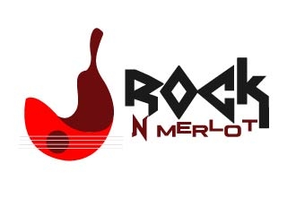 Rock n Merlot logo design by ruthracam