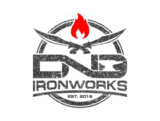 DnD Ironworks logo design by josephope