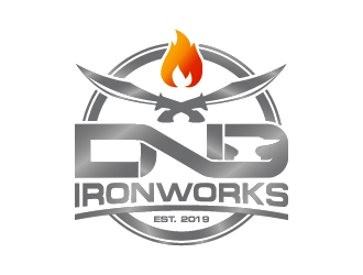 DnD Ironworks logo design by josephope