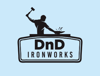 DnD Ironworks logo design by YONK