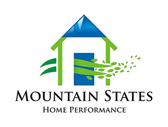 Mountain States Home Performance logo design by gitzart
