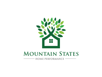 Mountain States Home Performance logo design by ROSHTEIN