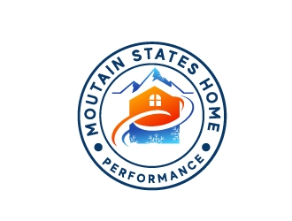 Mountain States Home Performance logo design by iBal05