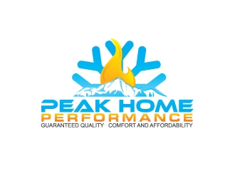 Mountain States Home Performance logo design by desynergy