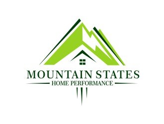 Mountain States Home Performance logo design by Tambaosho